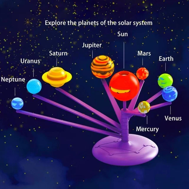 SOLAR SYSTEM PLANETARIUM STEM Model Educational Science Toy Gift for ...