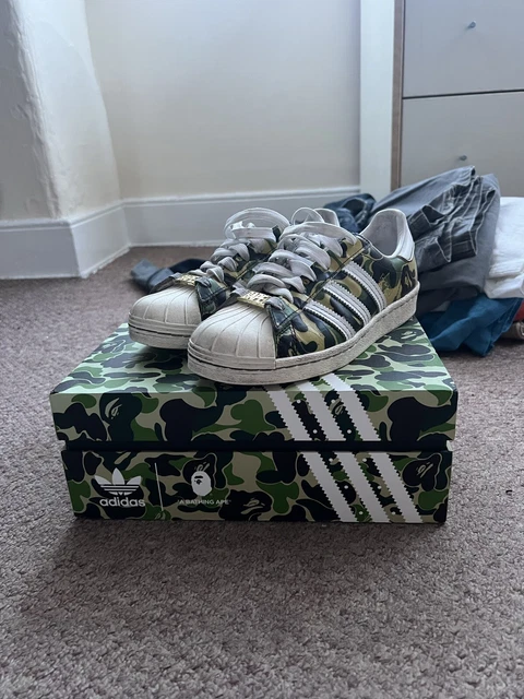 BAPE X ADIDAS ABC Camo Track Jacket Green Size M 250.00 PicClick UK