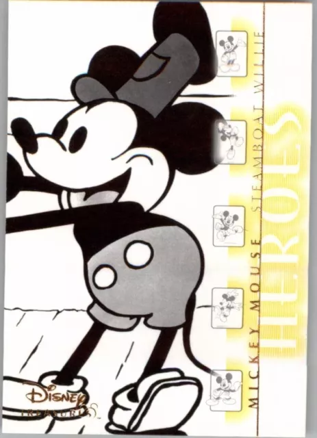 Disney Treasures Card Series 1 - #47 Mickey Mouse - Steamboat Willie