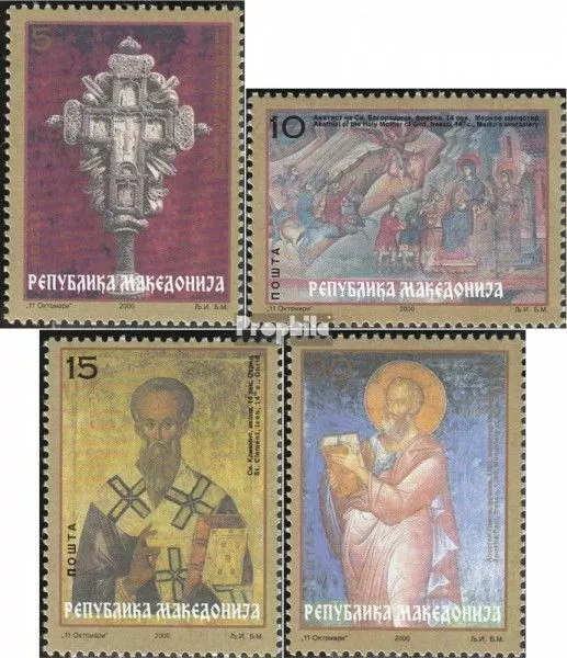 makedonien 182-185 mint never hinged mnh 2000 2000 years Christianity
