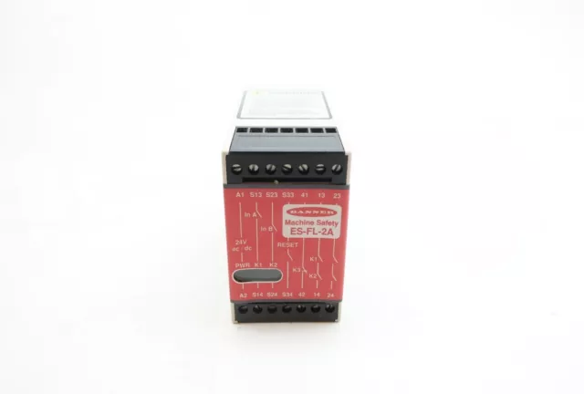 Banner ES-FL-2A 24v-ac/dc Machine Safety Relay