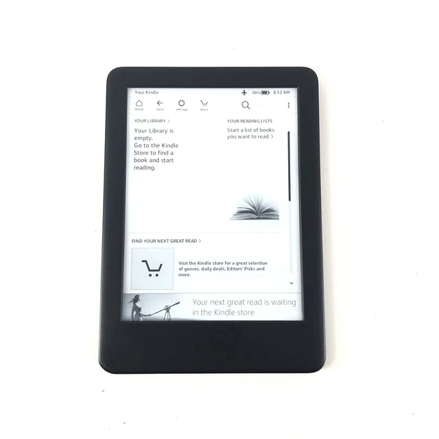 Amazon Kindle Basic 3 10th Generation 4GB Wi-Fi 6in - Black - Grade A Amazon Kindle Basic 3 10th Generation 4GB Wi-Fi 6in - Black - Grade A