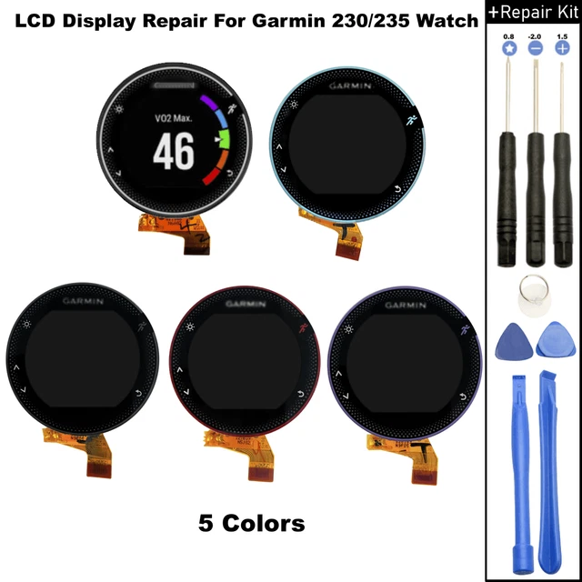 For Garmin Forerunner 235/230 Watch LCD Display Screen Assy Repair Replacement