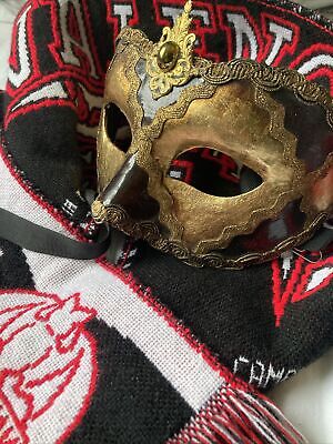 Venetian Masquerade Mardi Gras Mask, Kartaruga Maschere Veneziane, Made In Italy