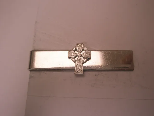 Celtic Cross Vintage Tie Bar Clip christian worship god jesus