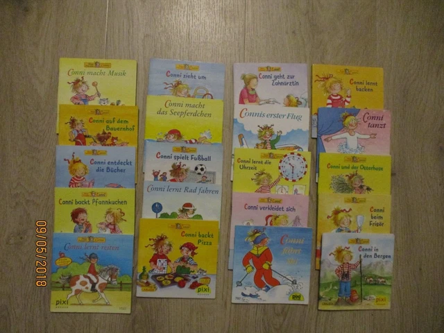 20 Pixi Bücher nur mit Conni * Ski,Osterhase,Pfannkuchen,Bücher *Sammlung