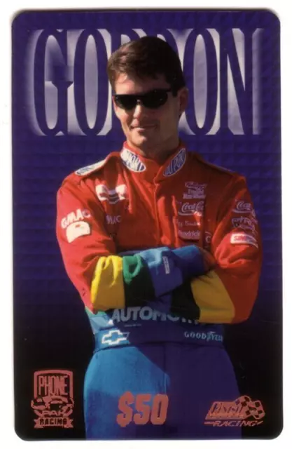 Phonepak 1996 Jeff Gordon ( Dupont, Coke) Serial # Drucker Beweis Handy Karte