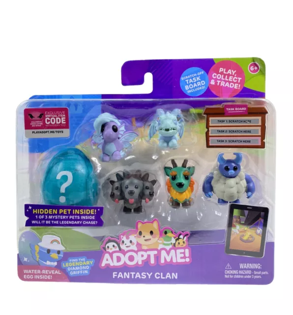 Adopt Me! 10 Pack Mystery Pets - Series 1-10 Pets - Top Online Game -  Exclusive Virtual Item Code Included - Fun Collectible Toys for Kids  Featuring