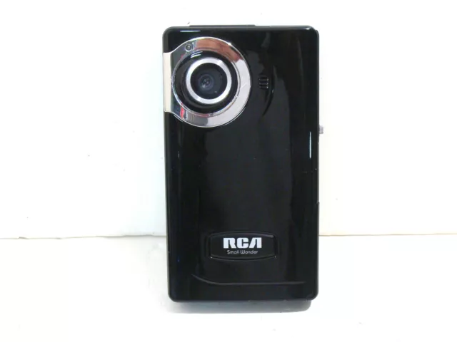 RCA Small Wonder EZ201 Black Portable Digital Video Camera Camcorder Flip Screen