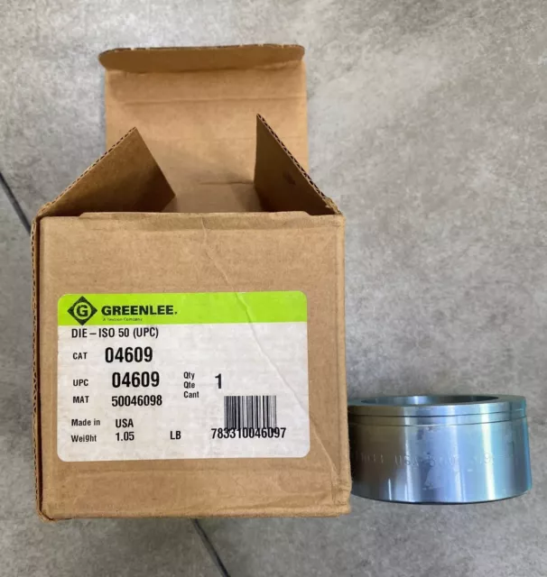 Greenlee 04609 Slug Splitter M50 ISO Die suitable for stainless Steel 50046098