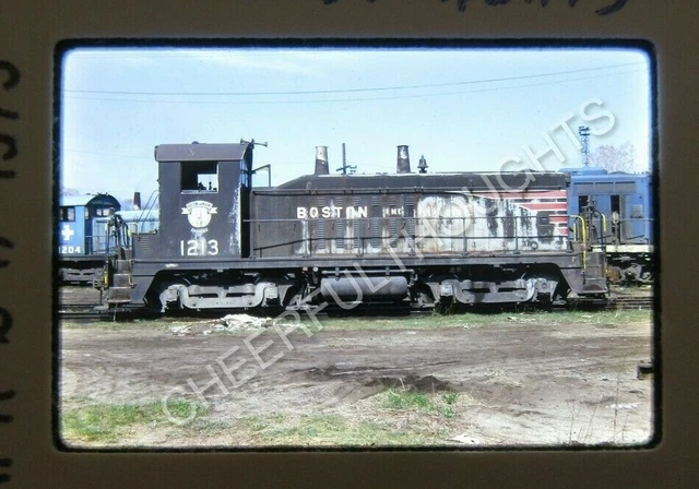 Original '73 Kodachrome Slide BM Boston Maine 1213 NW2 Mechanicsville, NY  26I50