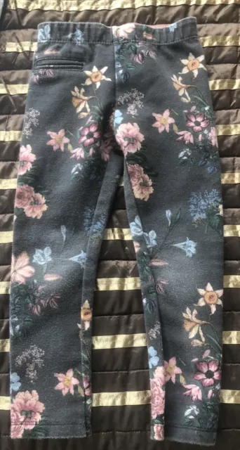 Leggings grigi multicolore Zara età 4 anni