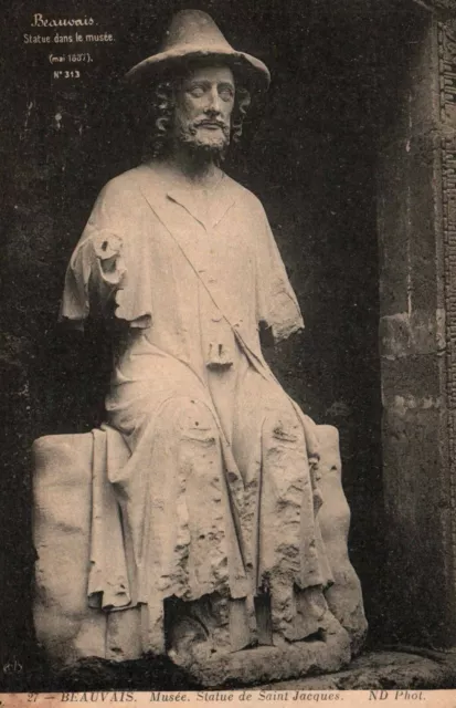 CPA 60 - BEAUVAIS (Oise) - 27.Musée, Statue de Saint Jacques