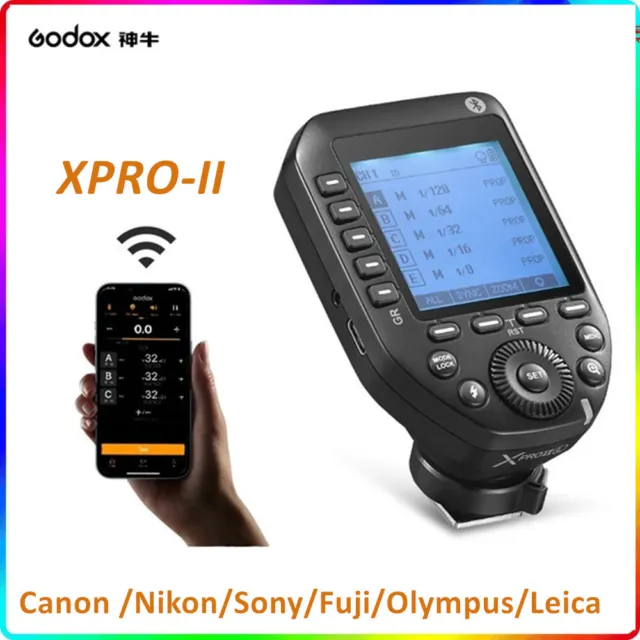 Godox XPROII TTL HSS 2.4GHz Wireless Flash Trigger Transmitter for Leica Canon