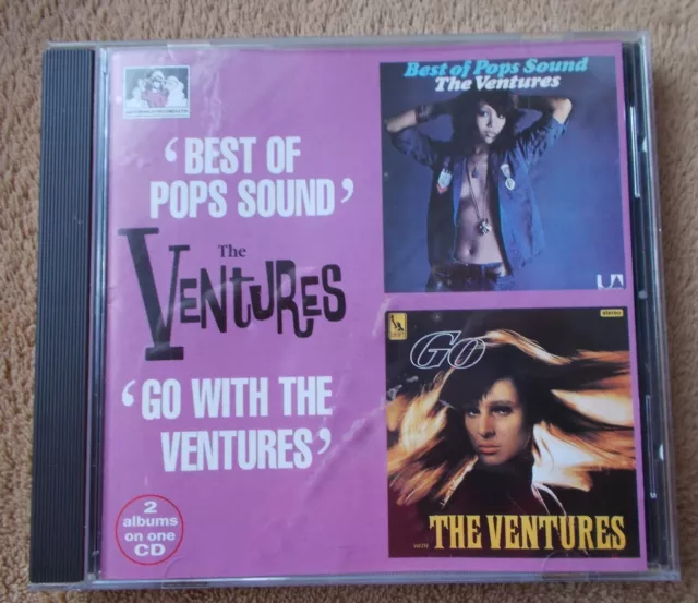 CD - The VENTURES - Best of Pops Sounds / Go with the Ventures   - VGC