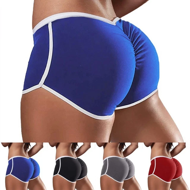 BREATHABLE WOMEN'S FITNESS Sports Shorts with Elastic Waist for Gym and
