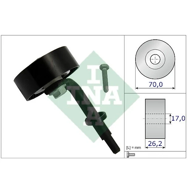 INA 531 0783 10 Galet tendeur de courroie de distribution pour BMW