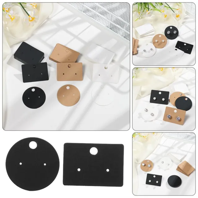 Display Earring Display Cards 4.5cm Diameter Round Label Card Holder Tags