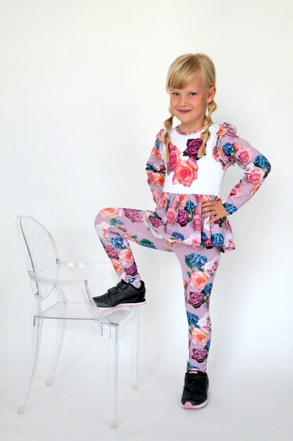 Tunica floreale Happy Calegi Yoshie &/o leggings mix & match nuovi con etichette fino al 43% di sconto 7