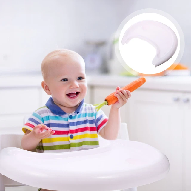 Plato para sillas de comedor para niños asiento de plástico para bebé blanco