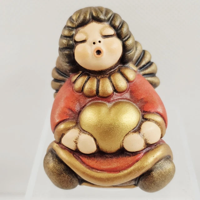 Angelo Dei Nonni Helene In Ceramica THUN – 8,7x7,5x11,8 Cm, Simbolo D'affetto E Ricordo, Decorazione Da Collezione