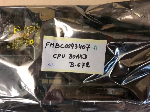 Toshiba TEC B-872 CPU Board Assy FMBC0043407