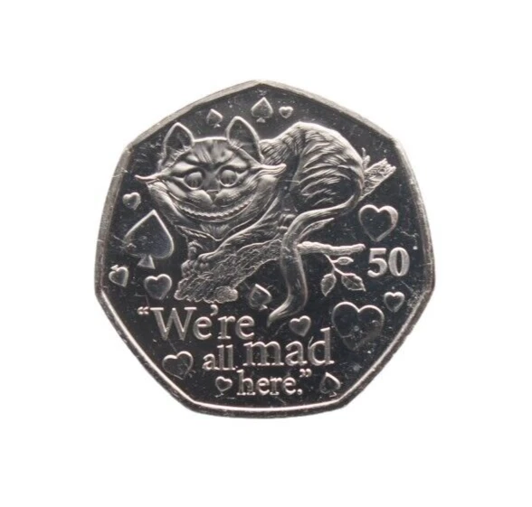 2021 ALICE IN Wonderland & Alice Through the Looking Glass 50p - Ten ...