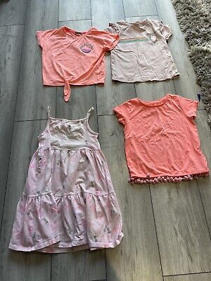 girls 6-7 years summer tshirt And Dress bundle
