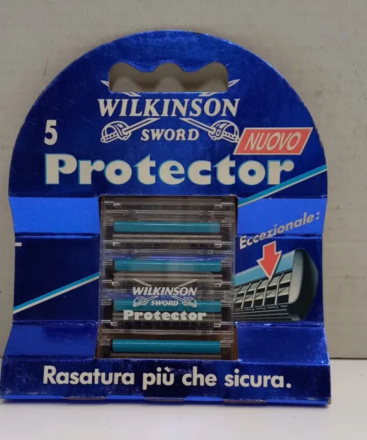 Wilkinson Sword Protector Lame Ricambio Per Rasoio 5 Pezzi