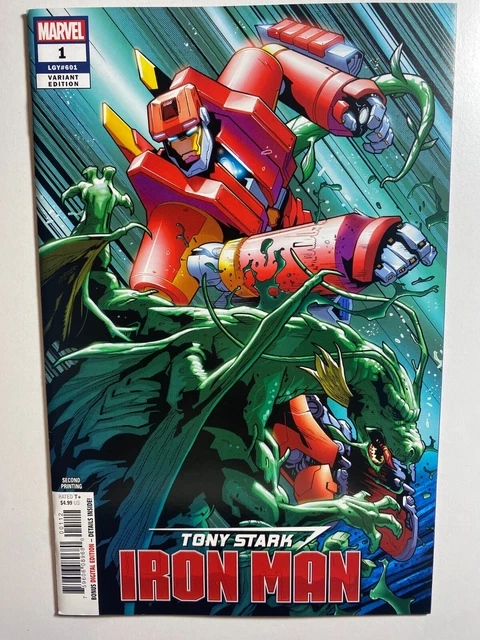 Marvel Comics Tony Stark: Iron Man #1 (2018) 2Nd Print Variant Nm Comic
