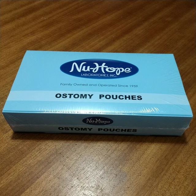 Nu-Hope Ostomy Pouches Nuflex Urinary Precut 1 in. Flat 24 oz 4 in. Foam 7958-4