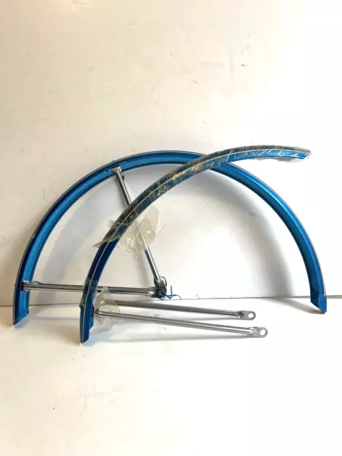 Vintage Schwinn Speedster or Breeze 20LW 20x1-3/8 Fender Set Sky Blue w/ braces Vintage Schwinn Speedster or Breeze 20LW 20x1-3/8 Fender Set Sky Blue w/ braces