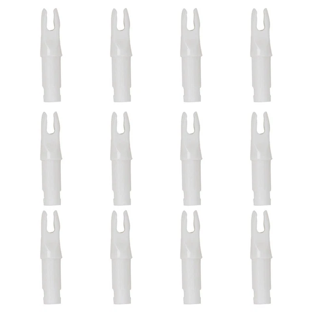 Insert Nocks for 62mm Inner Diameter Carbon Fiberglass Arrows Set of 12