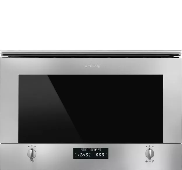 SMEG MP422X1 Four Micro-Ondes Avec Gril Encastré Inox Anti-traces