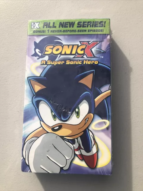 Sonic X - Vol. 1: A Super Sonic Hero (VHS, 2004, Edited) for sale online