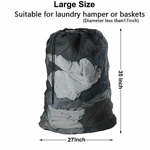 Meowoo Large Mesh Laundry Bag with Drawstring27×35inch Large Laundry Bags for... 2