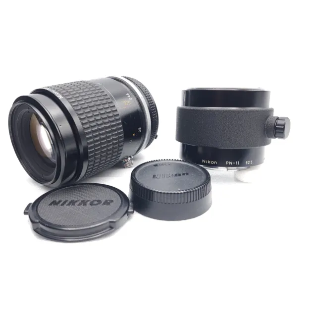 [Near MINT w/ PN-11] Nikon Ai-S Micro Nikkor 105mm f2.8 MF Macro Lens From JAPAN