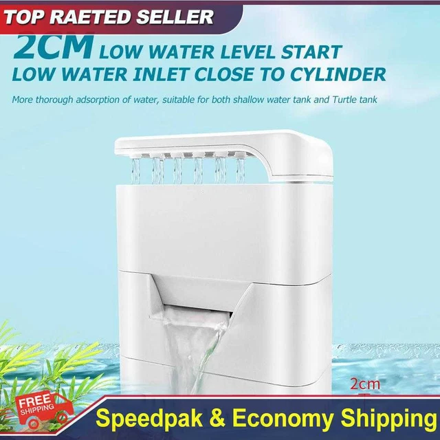 Turtle Tank Low Level Water Filter Aquarium Submersible Pump (2 Layer)
