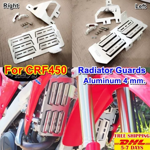 Radiator Guards For Honda Crf450r Guard Aluminum Devol Crf450x Crf450rx Extreme