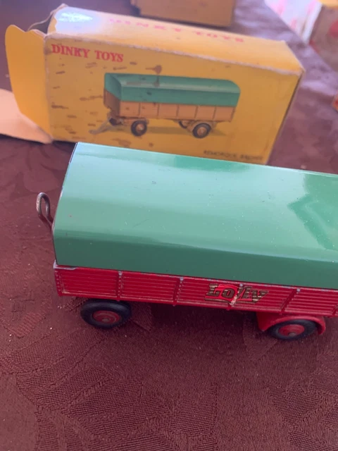 DINKY TOYS 70 REMORQUE BACHEE EN BOITE D'ORIGINE