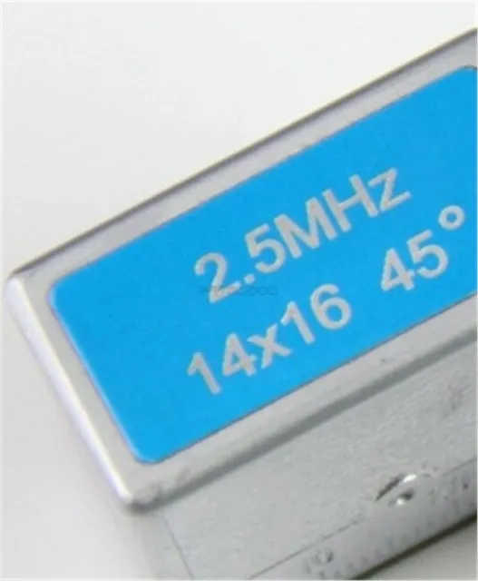 45+60+70 Angle Beam Probe Transducer Ultrasonic Flaw (2.5MHZ 14X16MM) za