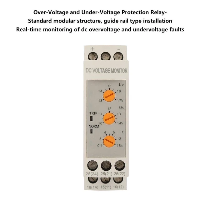 Protecteur De Tension Triphasé AC 380V - LCD, Protection Surtension/sous-tension, Perte De Phase - 7