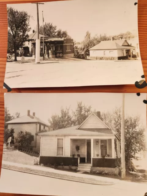 2 Photos,Takeo,Washington, Maple Service Station, ca1940s?,Gas&Oil Memorabilia.