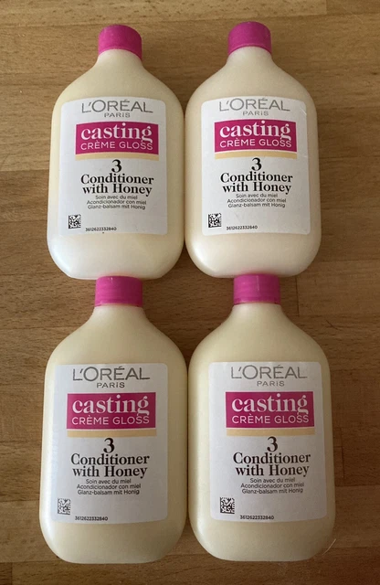 L’ORÉAL PARIS CASTING Creme Gloss Conditioner with Honey 4 x 60ml ...