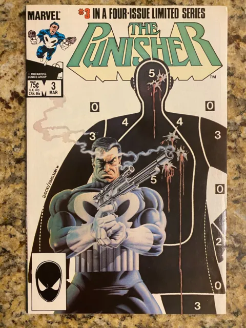 The Punisher #3 Fn+ 6.5 Limited Series 1986 / Marvel Comic