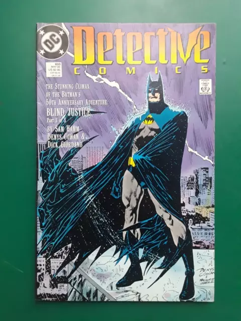 Detective Comics 600 ( Blind Justice Part 3 ) 1989