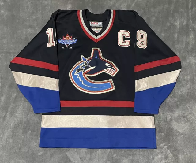 Vintage CCM Vancouver Canucks Markus Naslund #19 Official NHL