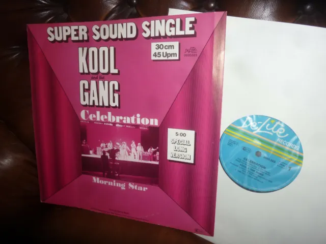 Maxi 12" Kool and the Gang, Celebration, Morning Star, German DeLite 0930.023 80