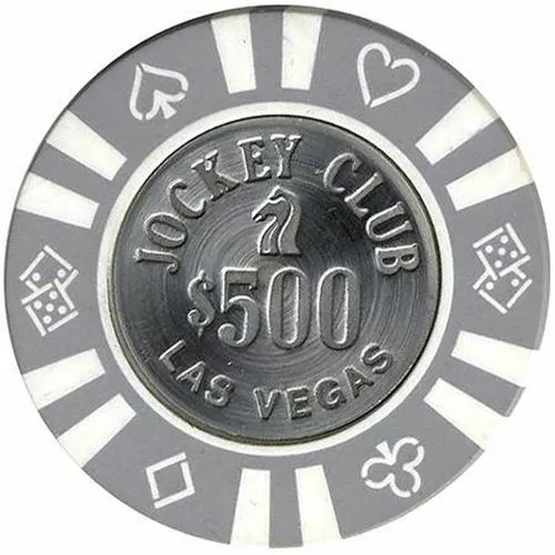 Jockey Club Casino Las Vegas Nevada $500 Chip 1983