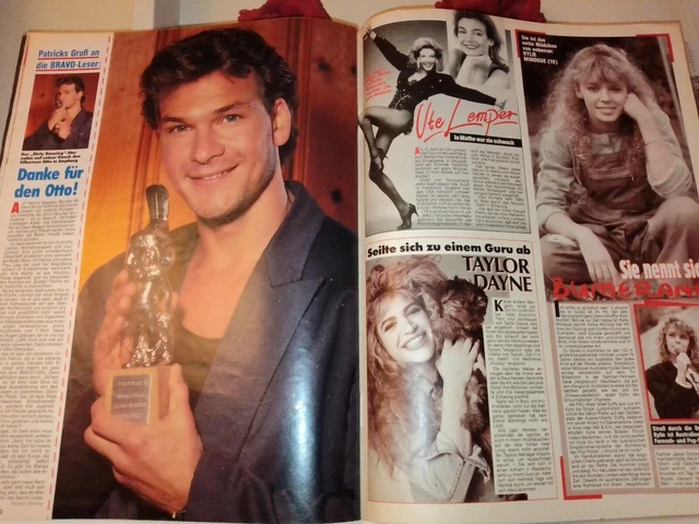 Bravo 14 1988. Eros Ramazzotti, Patrick Swayze Die Ärtze Madonna Bros 20